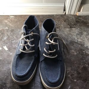 Sperry Denim High Tops